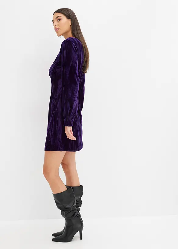 Abito corto in velluto, bonprix