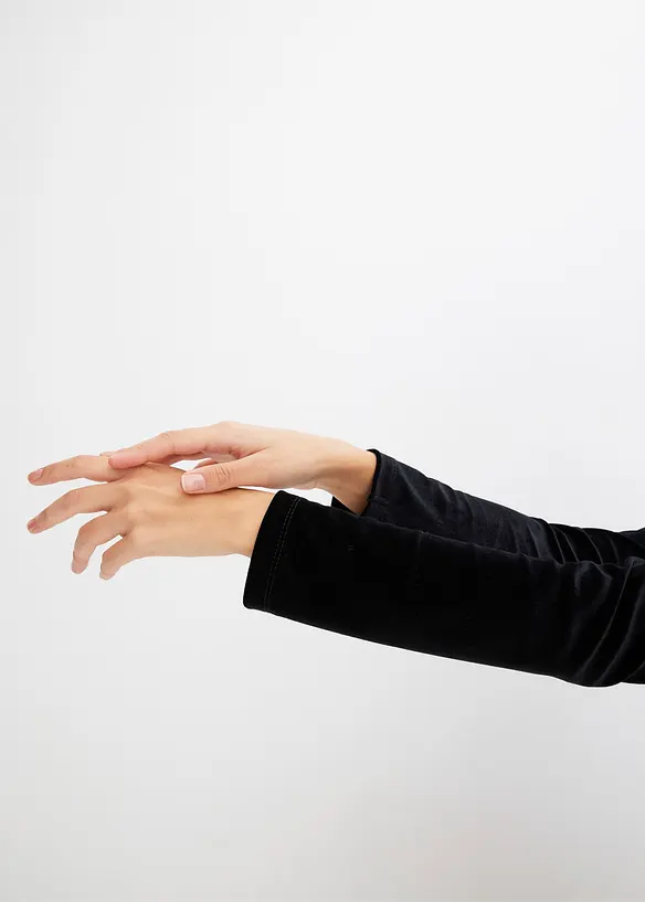 Maglia in velluto morbido, bonprix