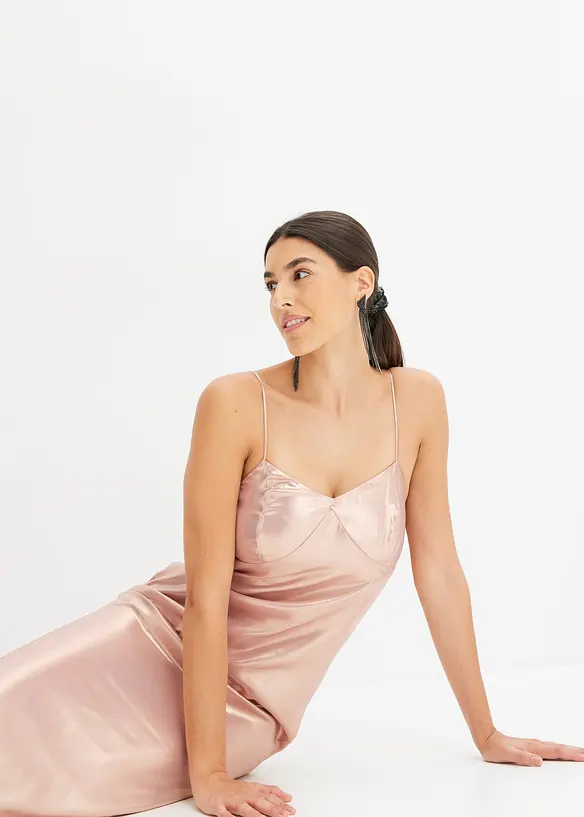 Abito in satin fine, bonprix