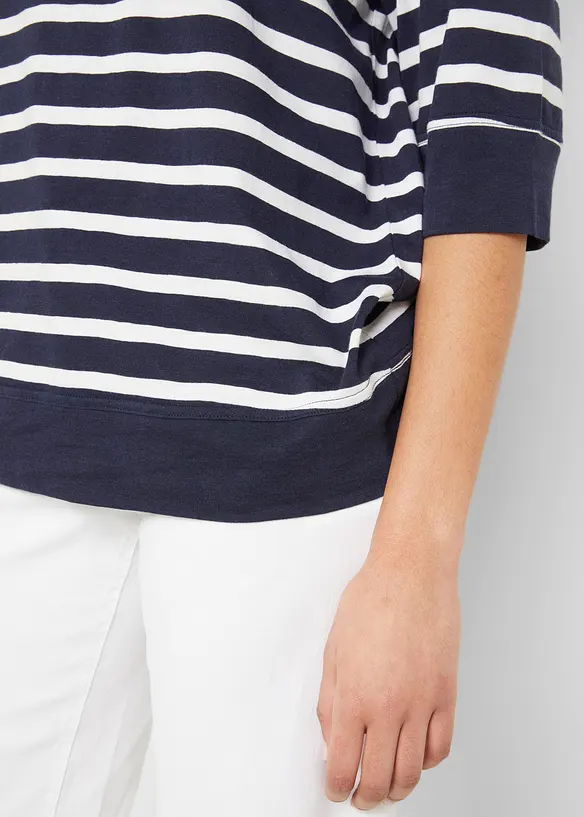 Polo in misto cotone e viscosa, bonprix