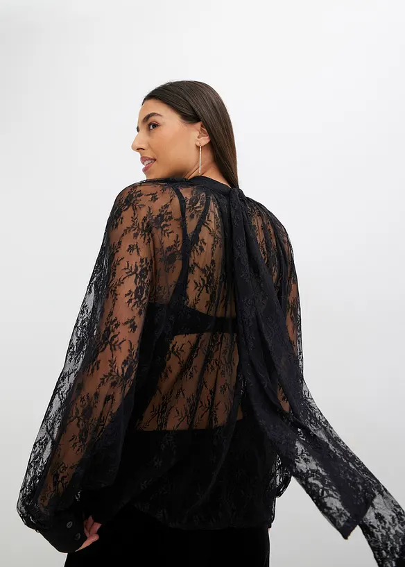 Blusa in pizzo, bonprix