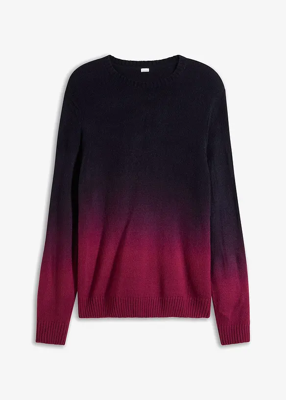 Maglione in filato fine dai colori sfumati, bonprix