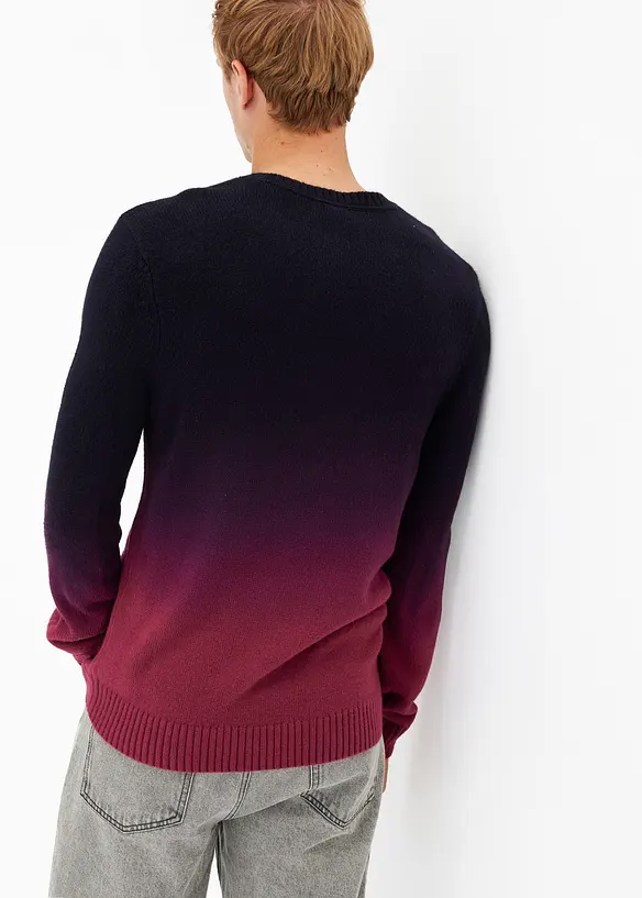 Maglione in filato fine dai colori sfumati, bonprix