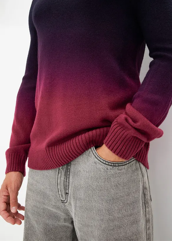 Maglione in filato fine dai colori sfumati, bonprix
