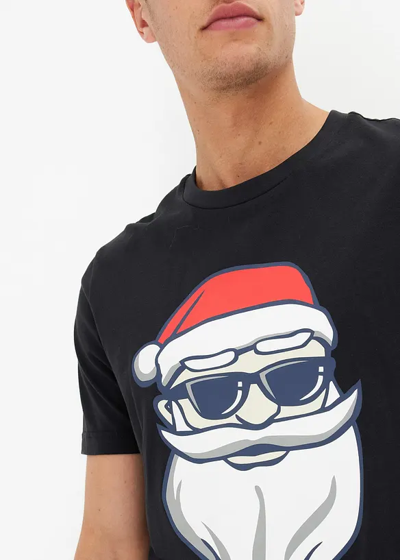 T-shirt natalizia in cotone biologico, bonprix