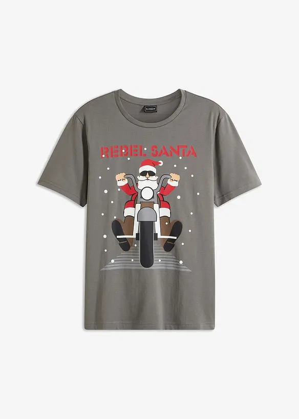 T-shirt natalizia in cotone biologico, bonprix
