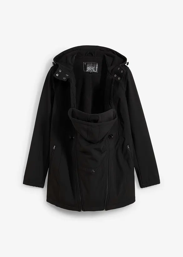Softshell prémaman con inserto babywearing, regolabile in vita, bonprix