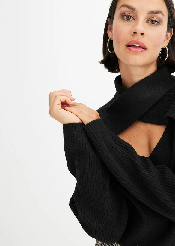 Maglione con maniche a palloncino, bonprix