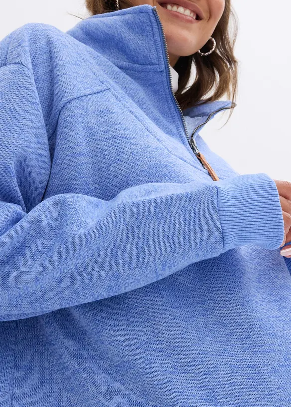 Felpa oversize lunga, morbidissima, bonprix