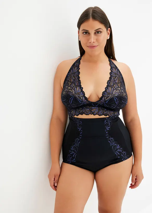 Reggiseno bustier con filato glitterato, bonprix