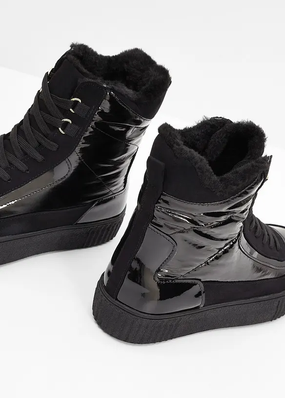 Scarponcini stringati foderati, bonprix