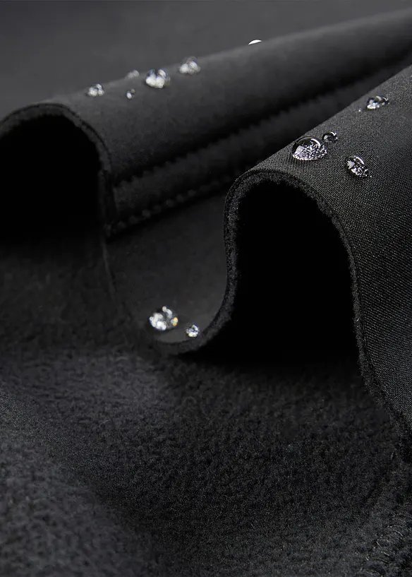 Pantaloni funzionali in softshell elasticizzato con cinta comoda, idrorepellenti, bonprix