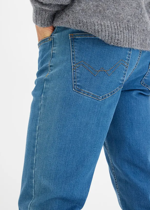 Jeans elasticizzati straight, regular fit (pacco da 2), bonprix