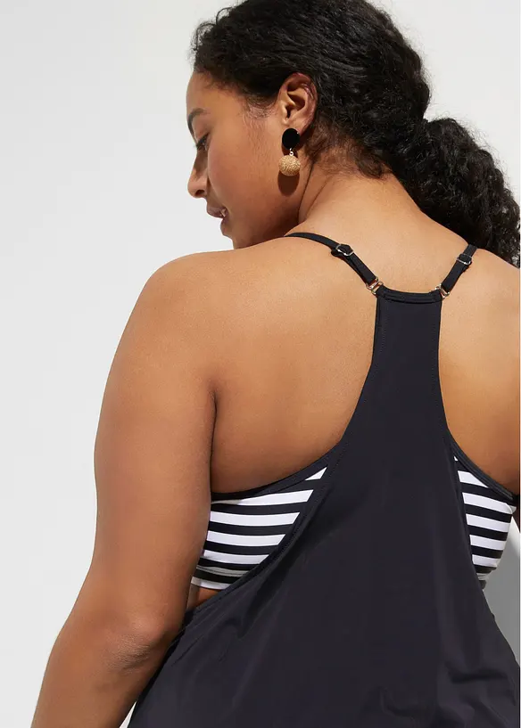 Tankini lungo effetto a strati (set 2 pezzi), bonprix