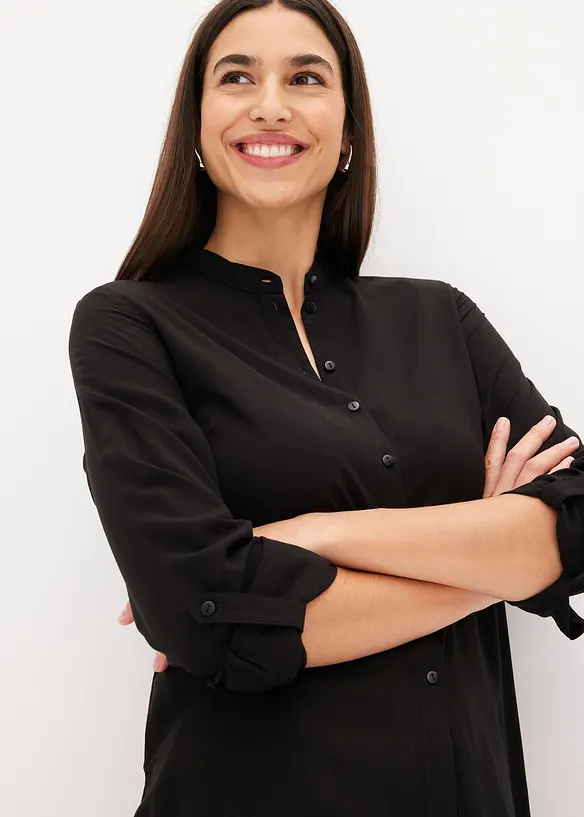 Camicia lunga in viscosa, bonprix