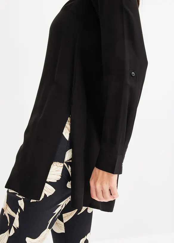 Camicia lunga in viscosa, bonprix