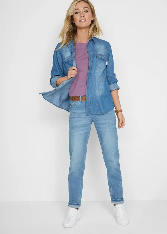 T-shirt in puro cotone, bonprix