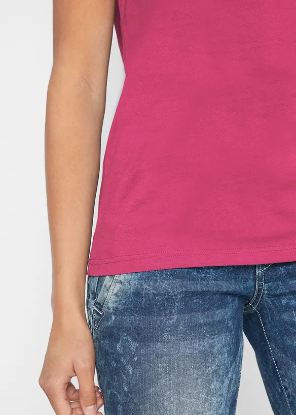 T-shirt in puro cotone, bonprix