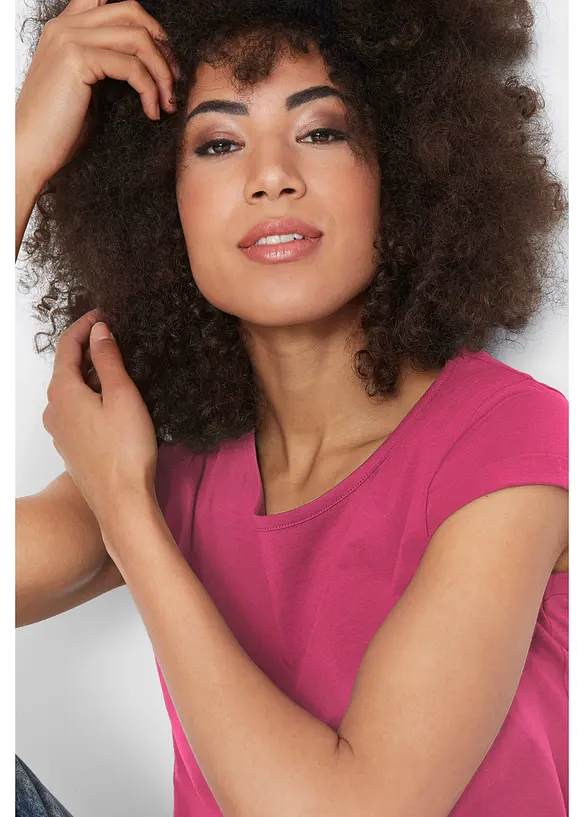 T-shirt in puro cotone, bonprix