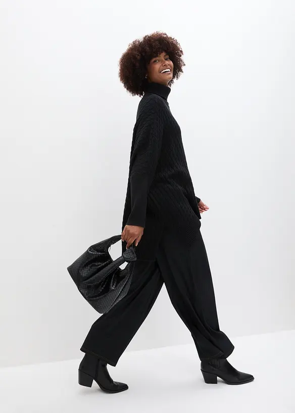 Maglione oversize stile poncho, bonprix