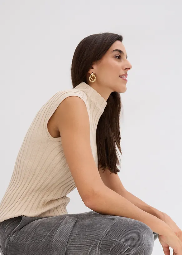 Pantaloni con elastico in vita in velluto a coste, bonprix