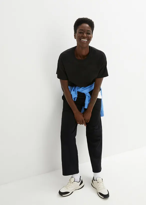 Maglia oversize in puro cotone biologico pesante, bonprix