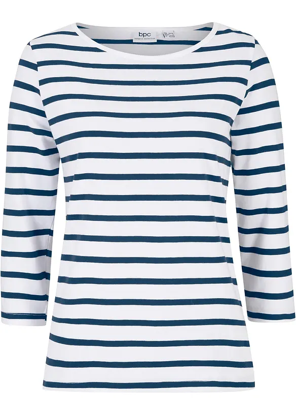 Maglia a maniche lunghe con puro cotone biologico, bonprix