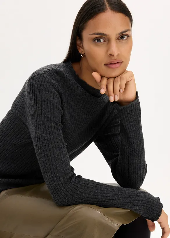 Maglione in finissima lana merino, bonprix