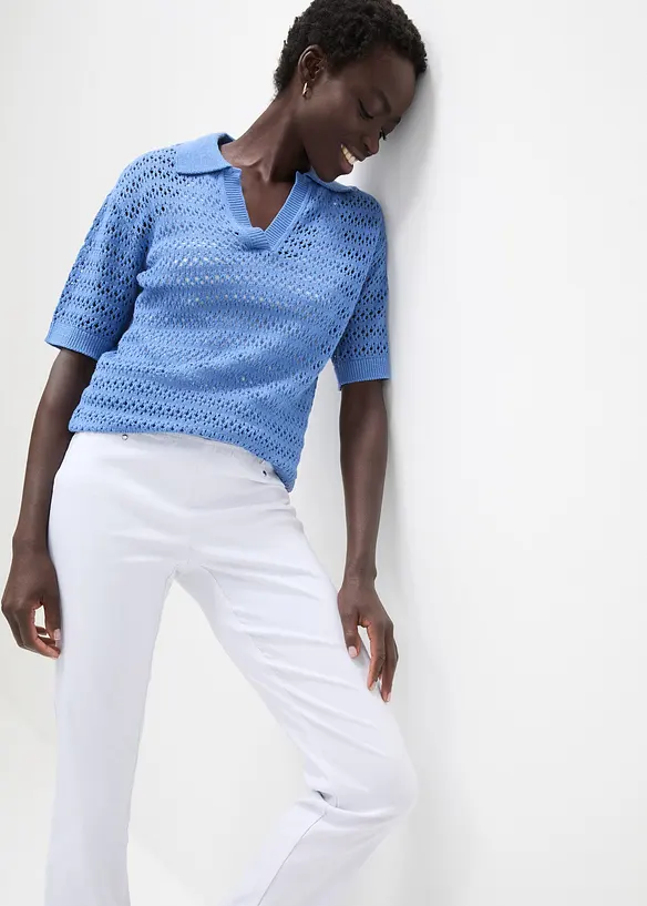 Pantaloni elasticizzati con elastico in vita, bonprix