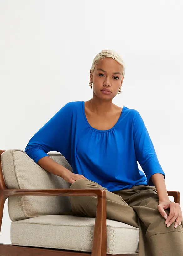 Maglia oversize in misto viscosa, bonprix