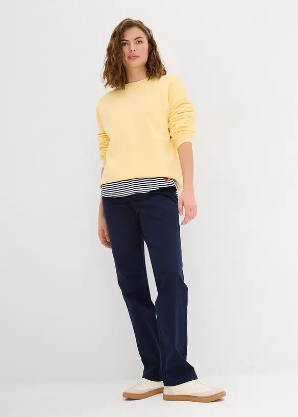 Felpa oversize in puro cotone, bonprix