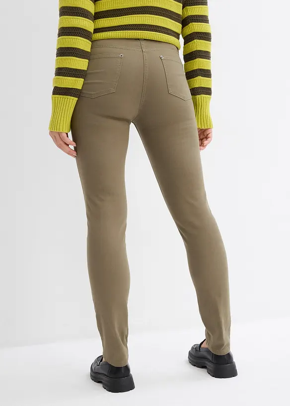 Jeans slim fit con vita alta e comoda, bonprix