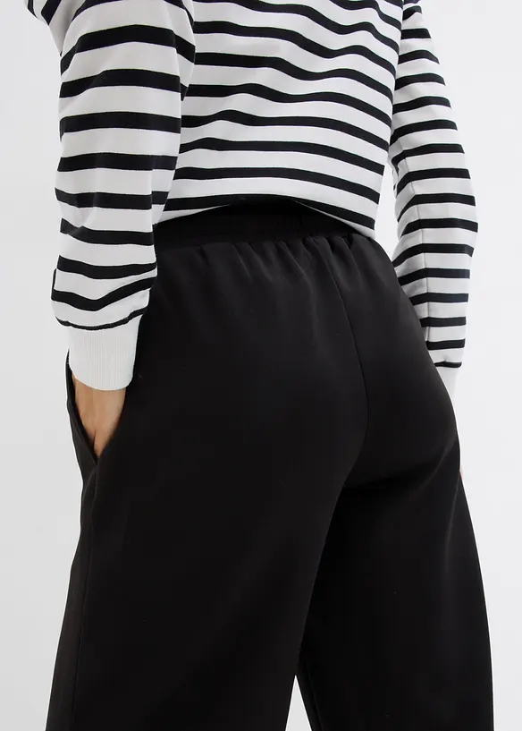 Pantaloni in jersey di interlock pesante, bonprix