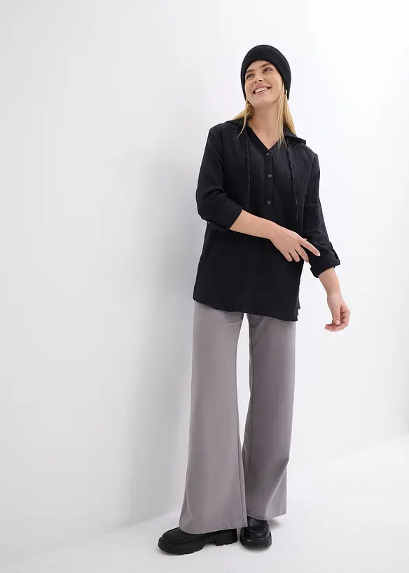 Blusa in mussola vaporosa, bonprix