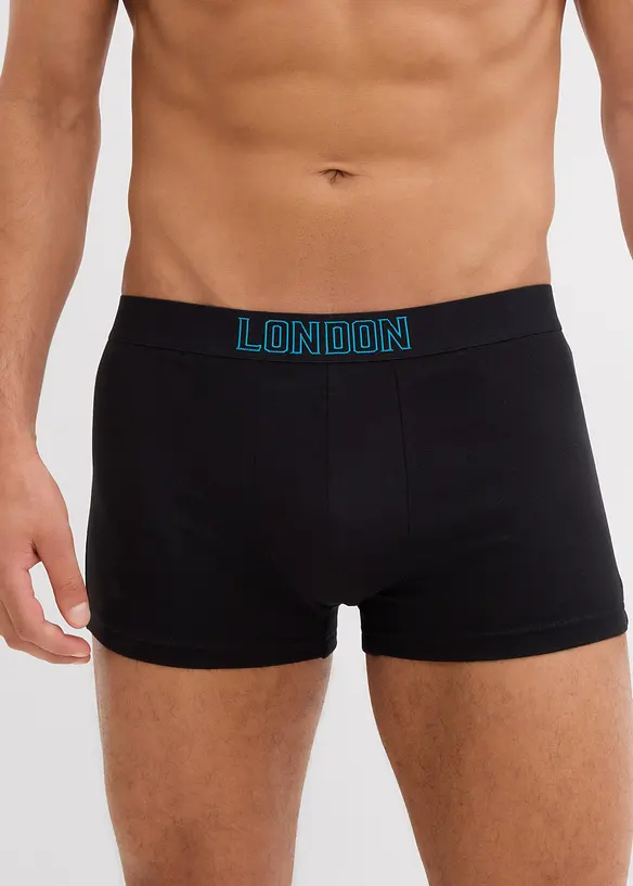 Boxer aderenti con cotone (pacco da 5), bonprix