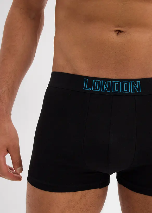 Boxer aderenti con cotone (pacco da 5), bonprix