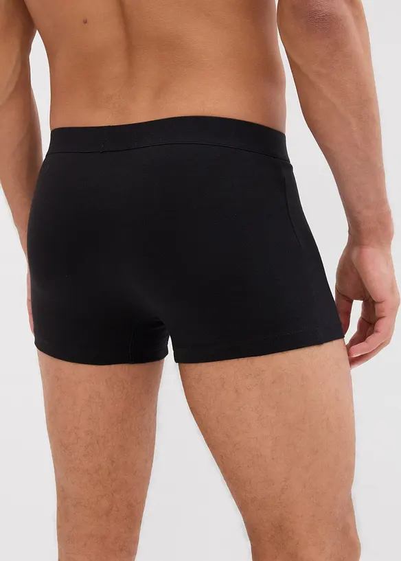 Boxer aderenti con cotone (pacco da 5), bonprix