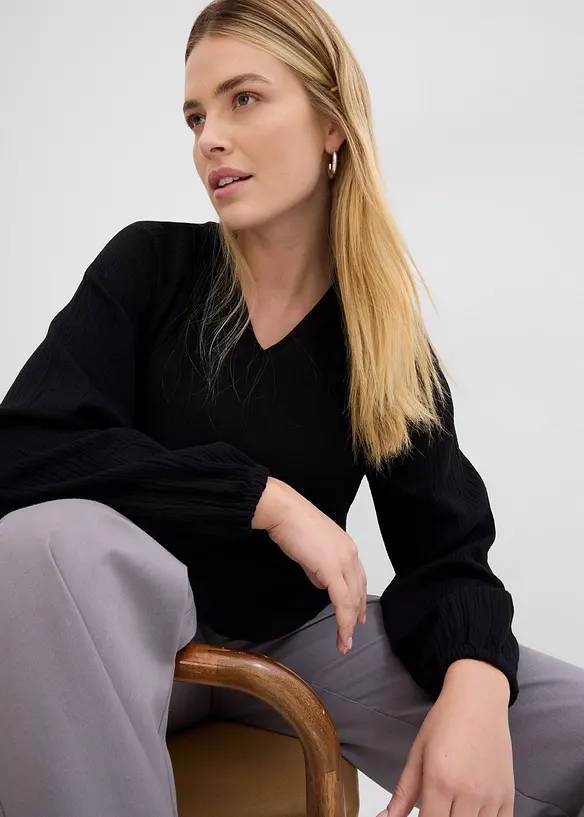 Tunica lunga in mussola, bonprix