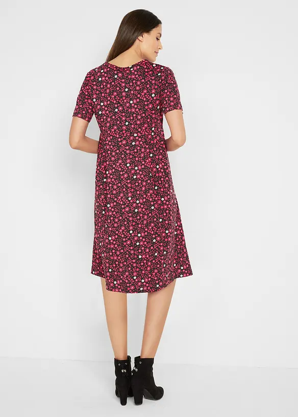 Abito midi in jersey di cotone, bonprix