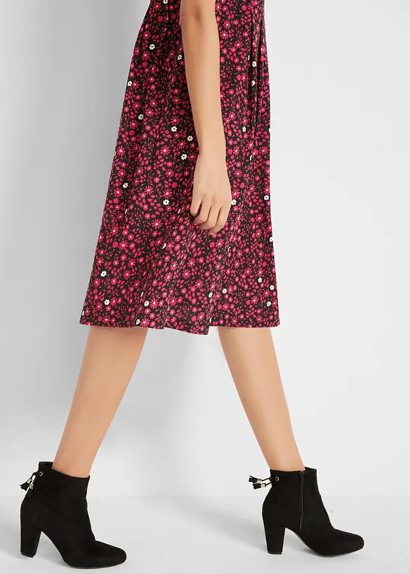 Abito midi in jersey di cotone, bonprix