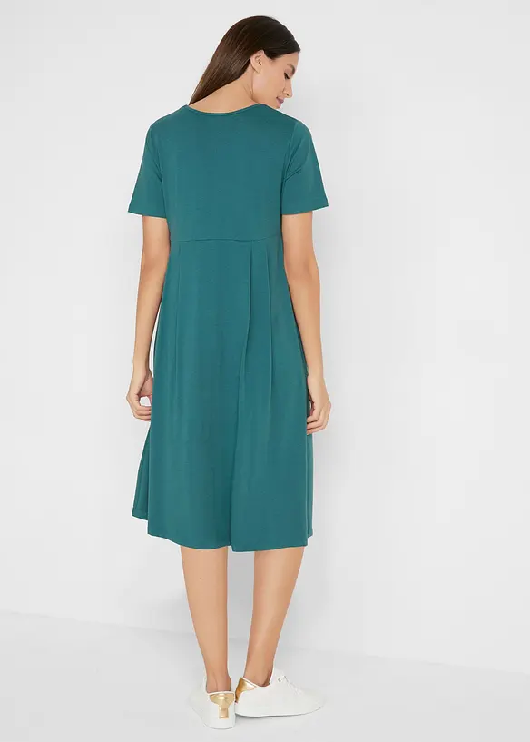 Abito midi di jersey in cotone, bonprix
