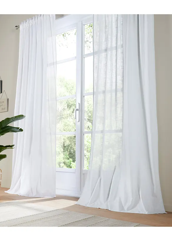 Tenda in puro cotone biologico (pacco da 1), bonprix