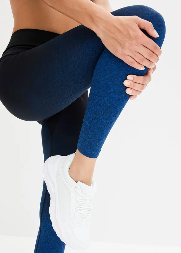 Leggings senza cuciture sfumati, ad asciugatura rapida, bonprix