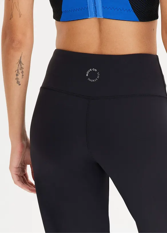 Leggings sportivi comodi a gamba dritta e asciugatura rapida, bonprix
