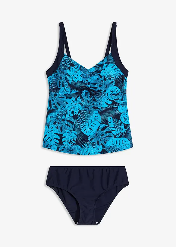 Tankini con arricciatura (set 2 pezzi), bonprix