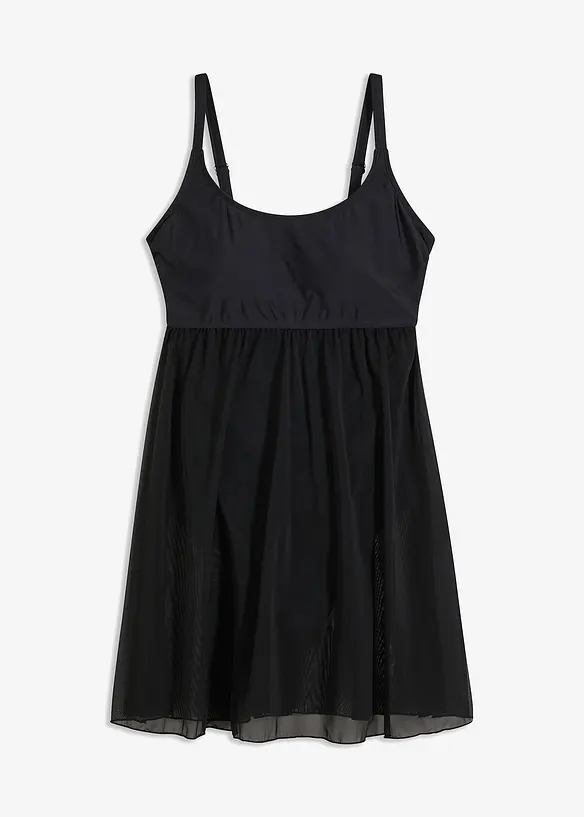 Abito da bagno con mesh trasparente, bonprix