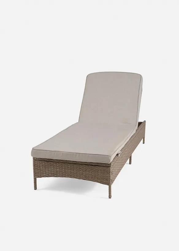 Classic Accessories Montlake Cuscino Per Sedia A Sdraio 53x38x10 Cm - Grigio, Con Schiuma Triturata, FadeSafe: Resistente A Sole E Pioggia.