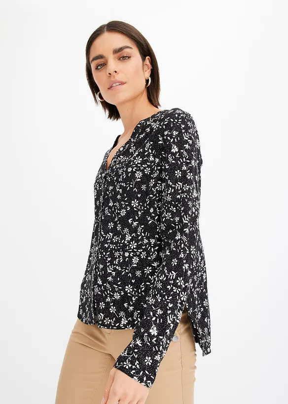 Blusa in viscosa fluente, bonprix