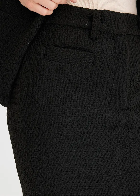 Gonna longuette in bouclé, bonprix