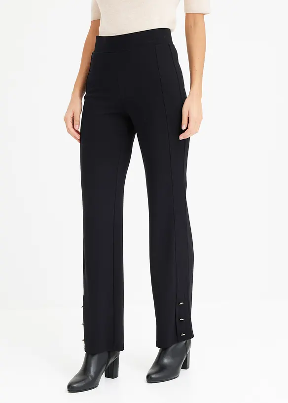 Pantaloni in jersey punto di Roma, bonprix